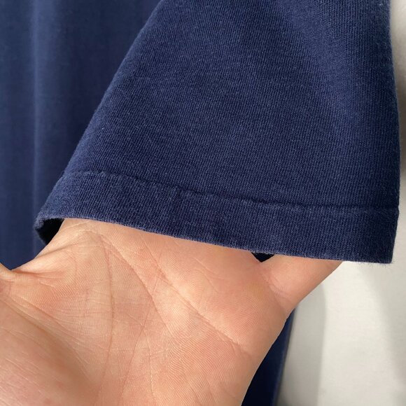 Vintage 1990 New York Yankees Die Hard Fan Single Stitch Graphic Tee men's Med - Picture 7 of 8